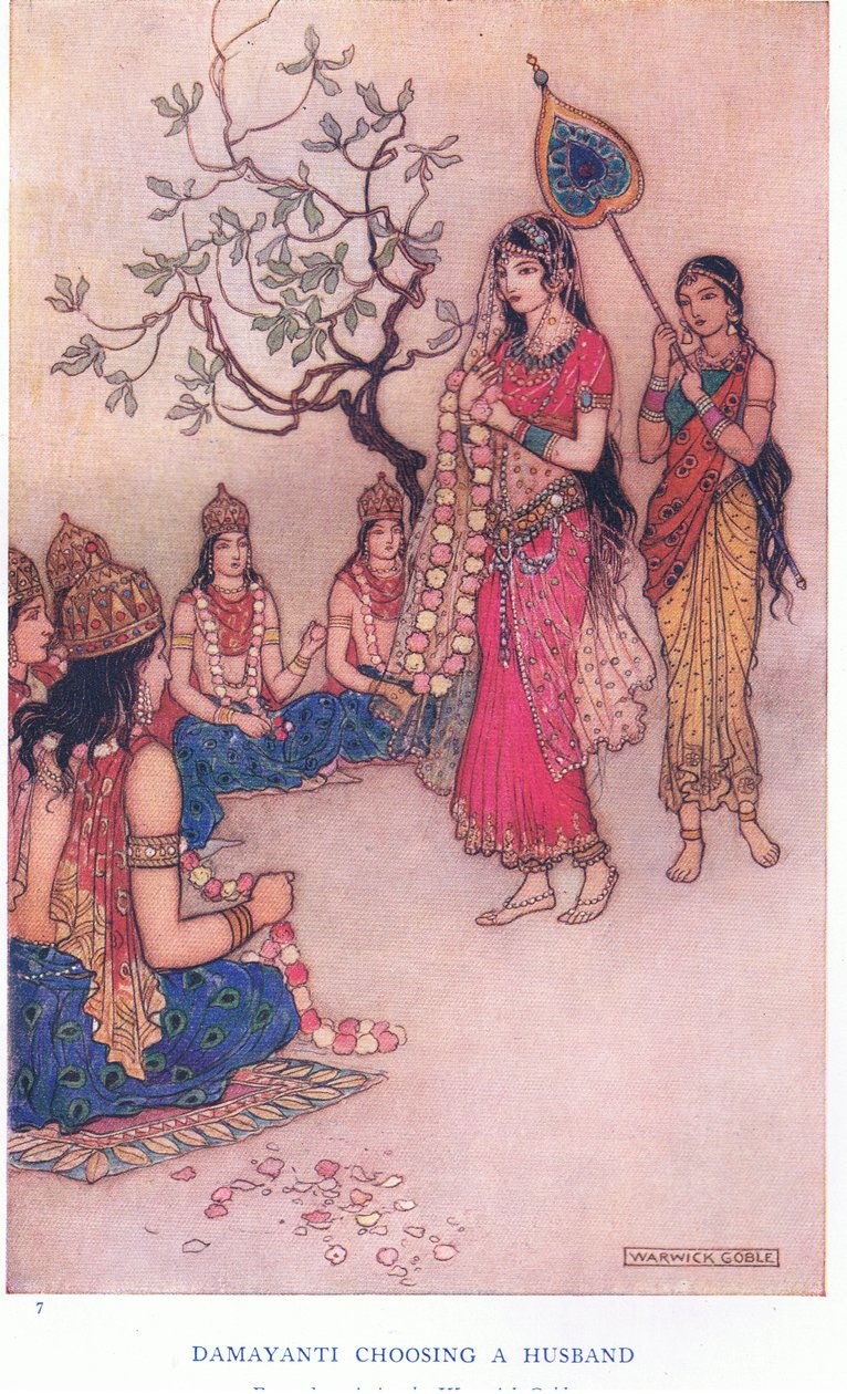 Damayanti férjet választ alkotó: Warwick Goble