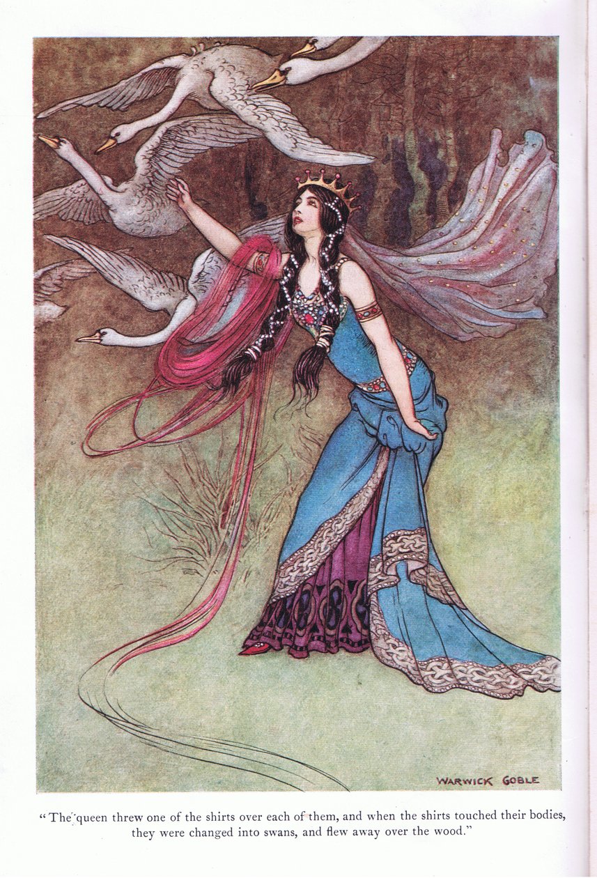 A királynő eldobta az egyik inget... alkotó: Warwick Goble