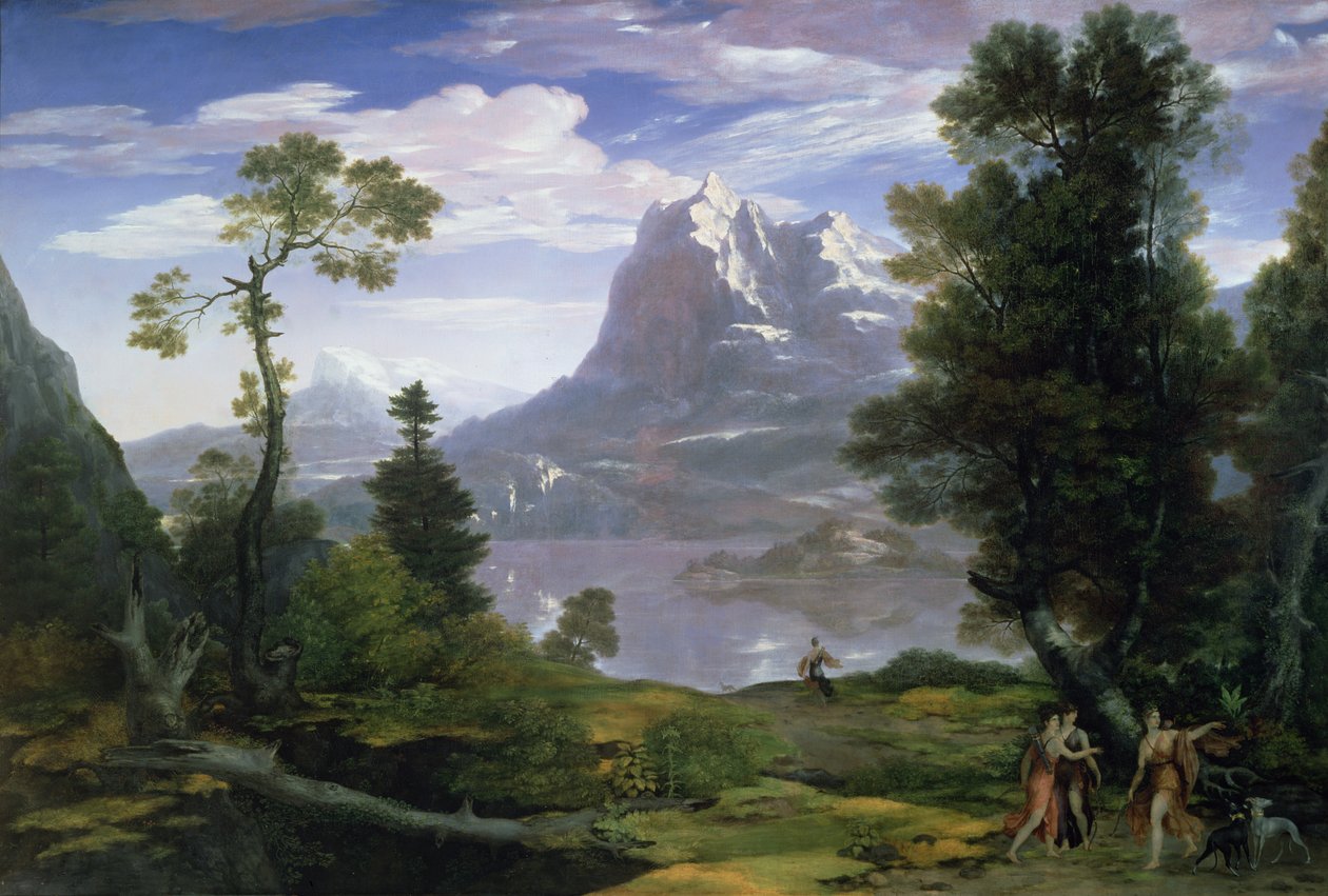 Diana a hajszában, 1805 alkotó: Washington Allston