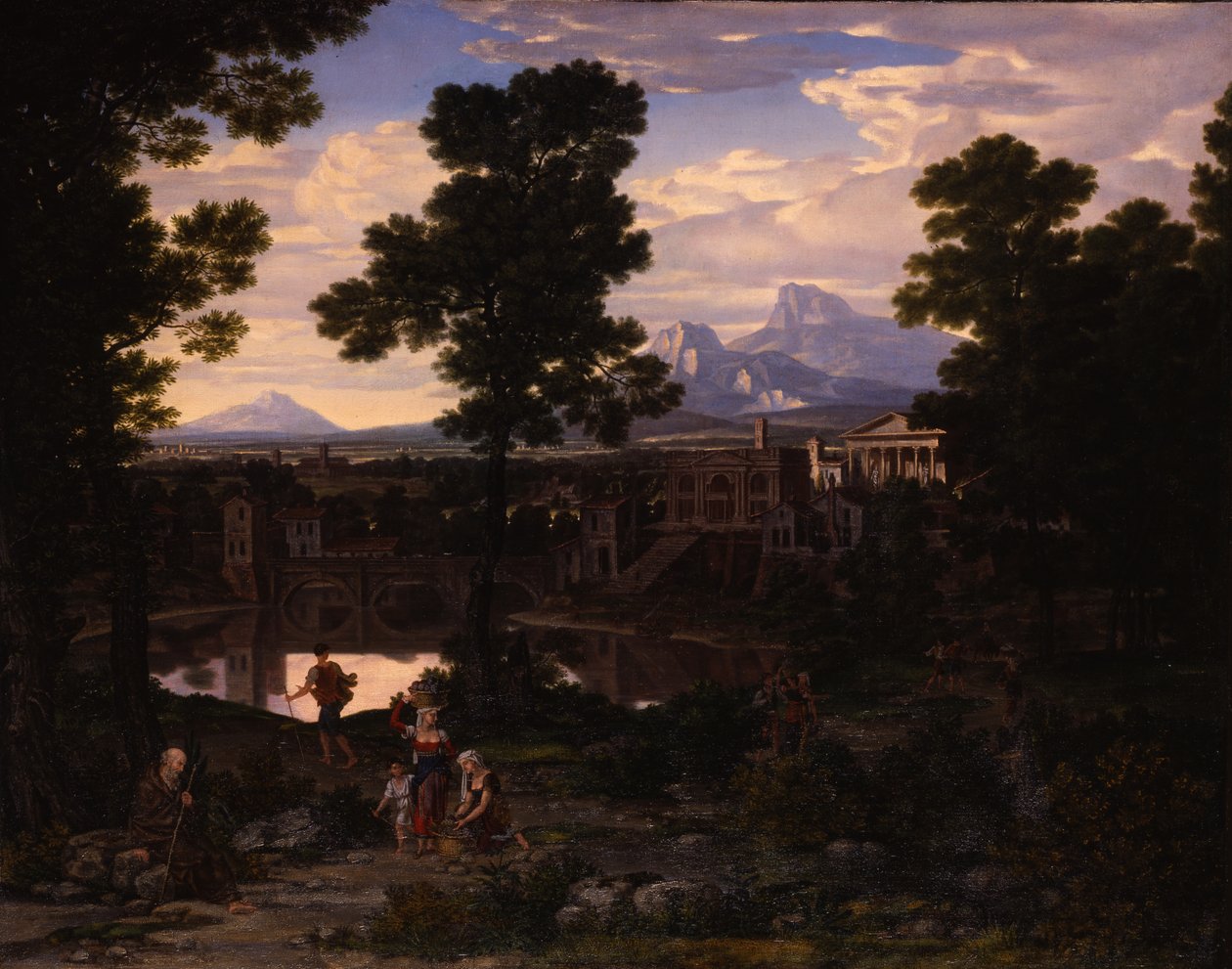 Italian Landscape, c.1805 alkotó: Washington Allston
