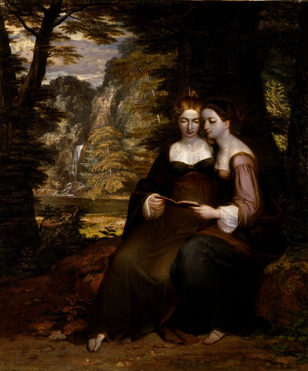 Hermia és Heléna alkotó: Washington Allston