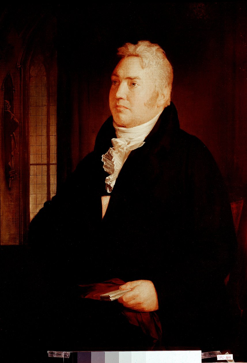 Samuel Taylor Coleridge (1772 - 1834) portréja, angol költőkritikus és filozófus Washington Allstonnak tulajdonított festészet (1779-1843) 19. századi London, National Portrait Gallery alkotó: Washington Allston