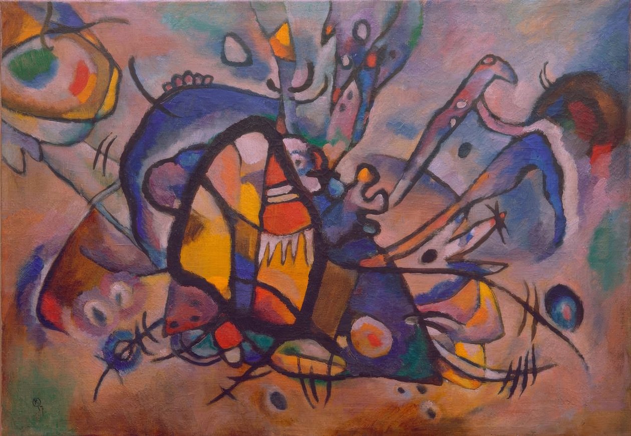 Absztrakt kompozíció (Firebird) alkotó: Wassily Kandinsky