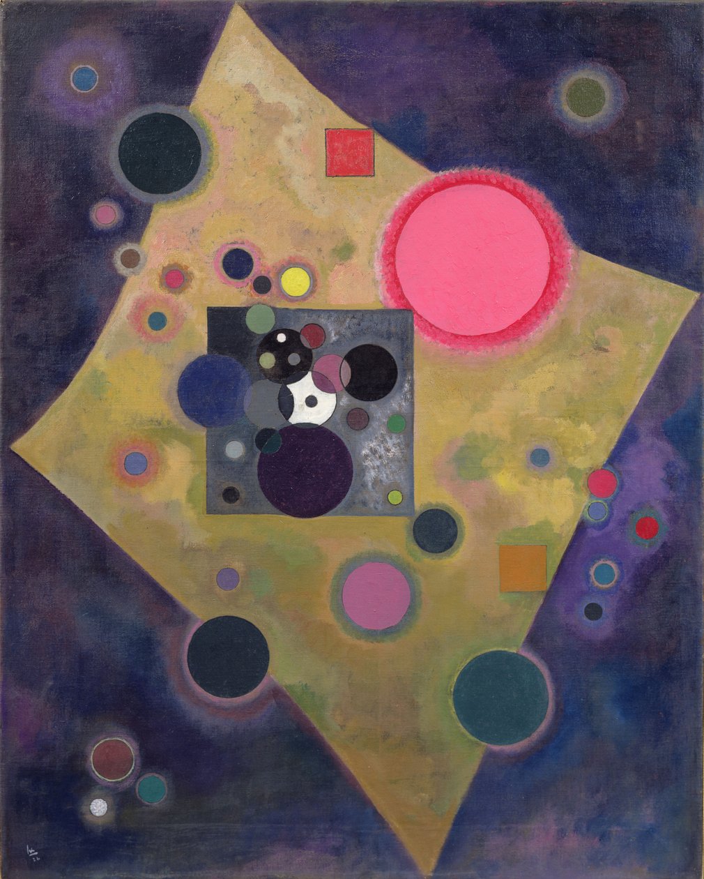 akcentus a rózsában, 1926 alkotó: Wassily Kandinsky