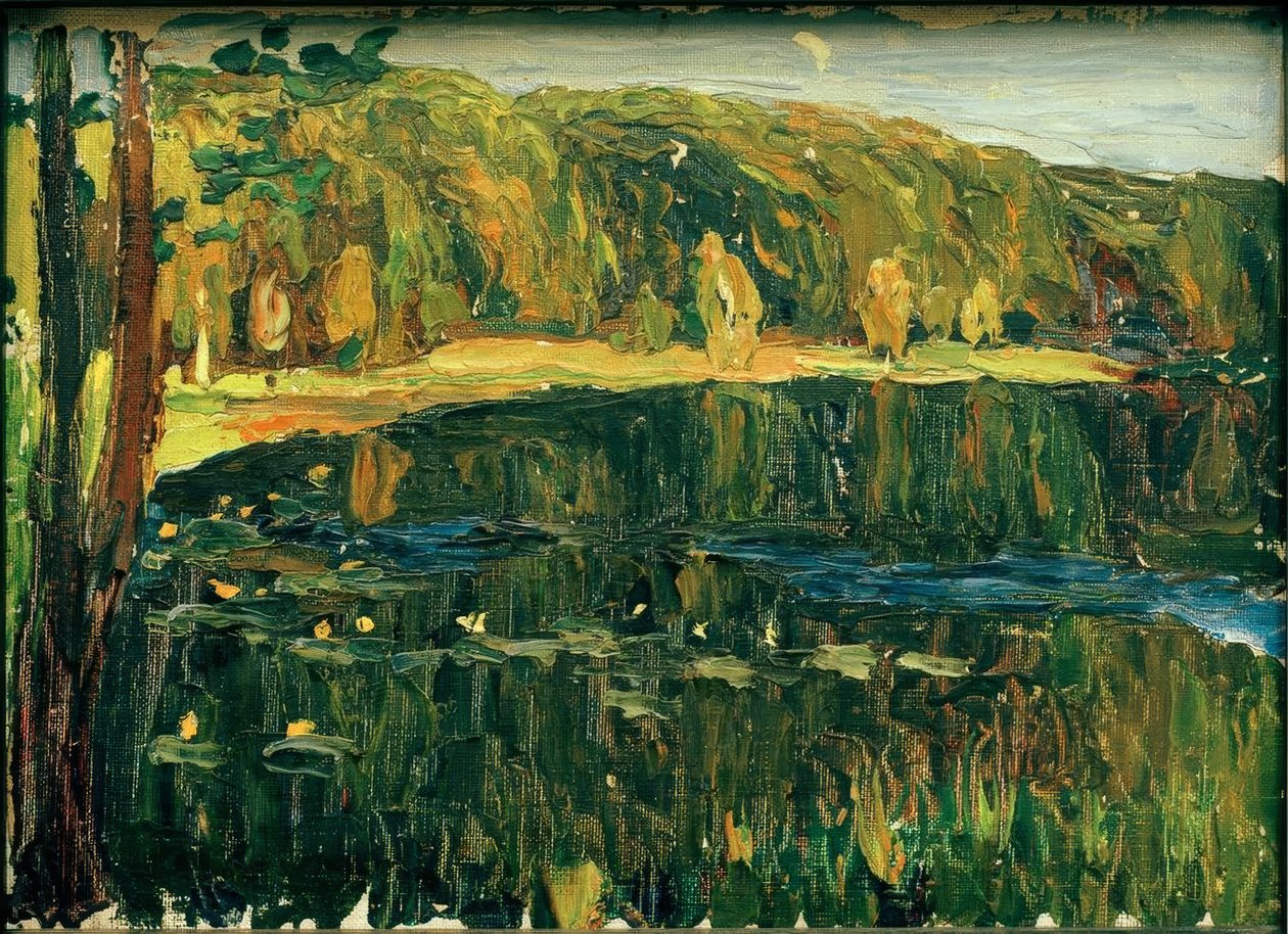 Akhtyrka - Sötét tó alkotó: Wassily Kandinsky