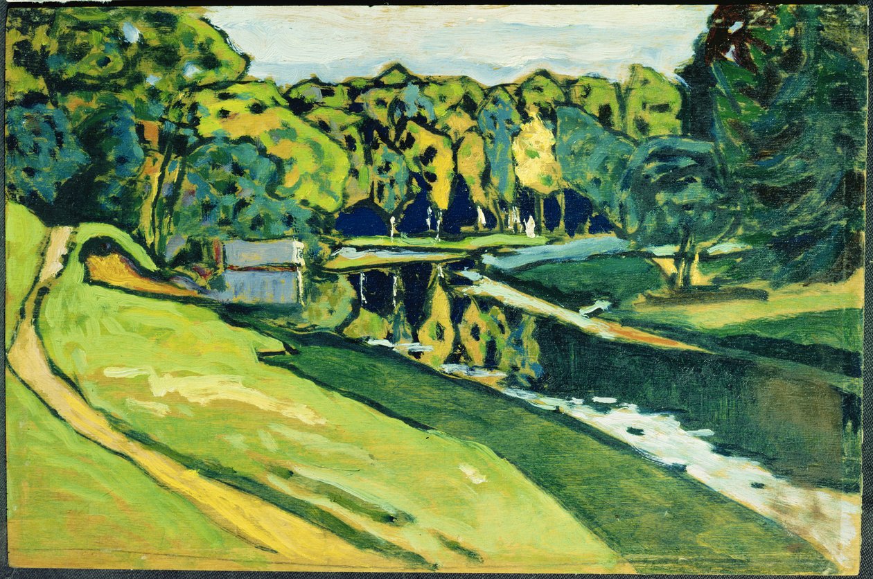 1900. ősz (olaj, rétegelt lemez) alkotó: Wassily Kandinsky