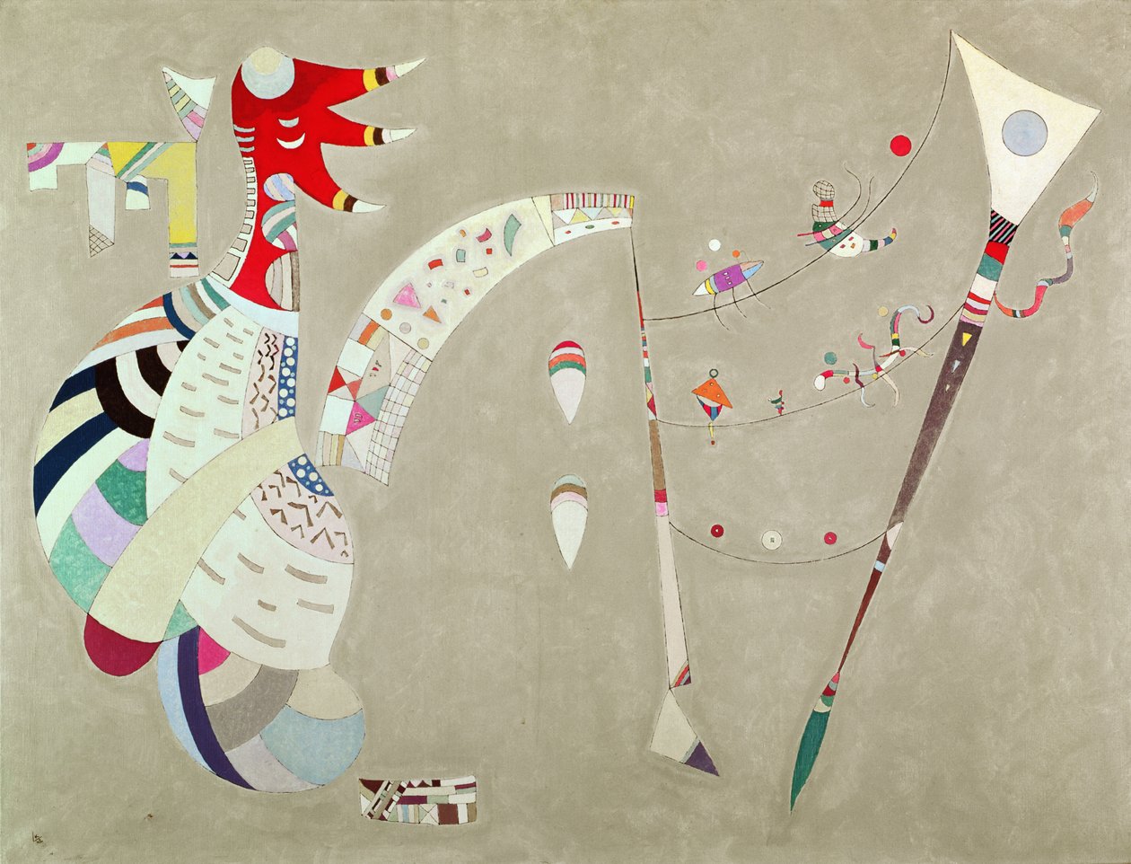 Kiegyensúlyozott, 1942 alkotó: Wassily Kandinsky