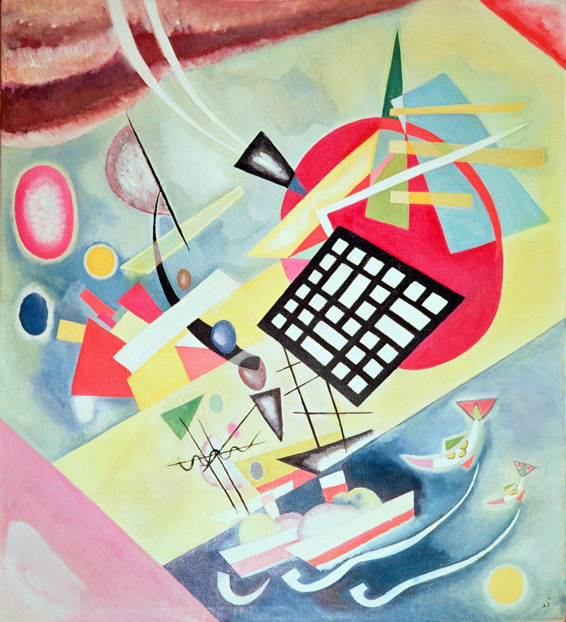 Fekete hálózat, 1922 alkotó: Wassily Kandinsky