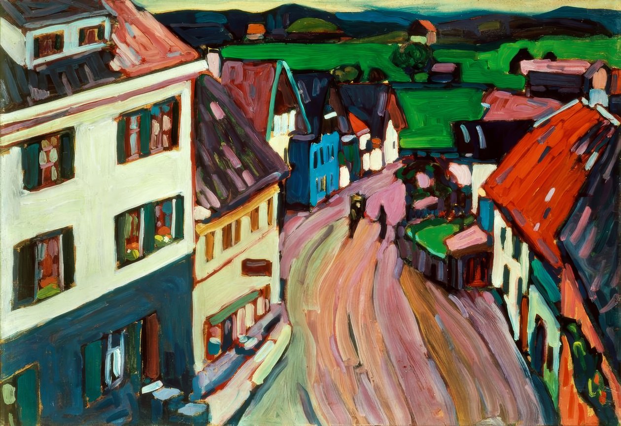 Kilátás a Griesbräu ablakából alkotó: Wassily Kandinsky