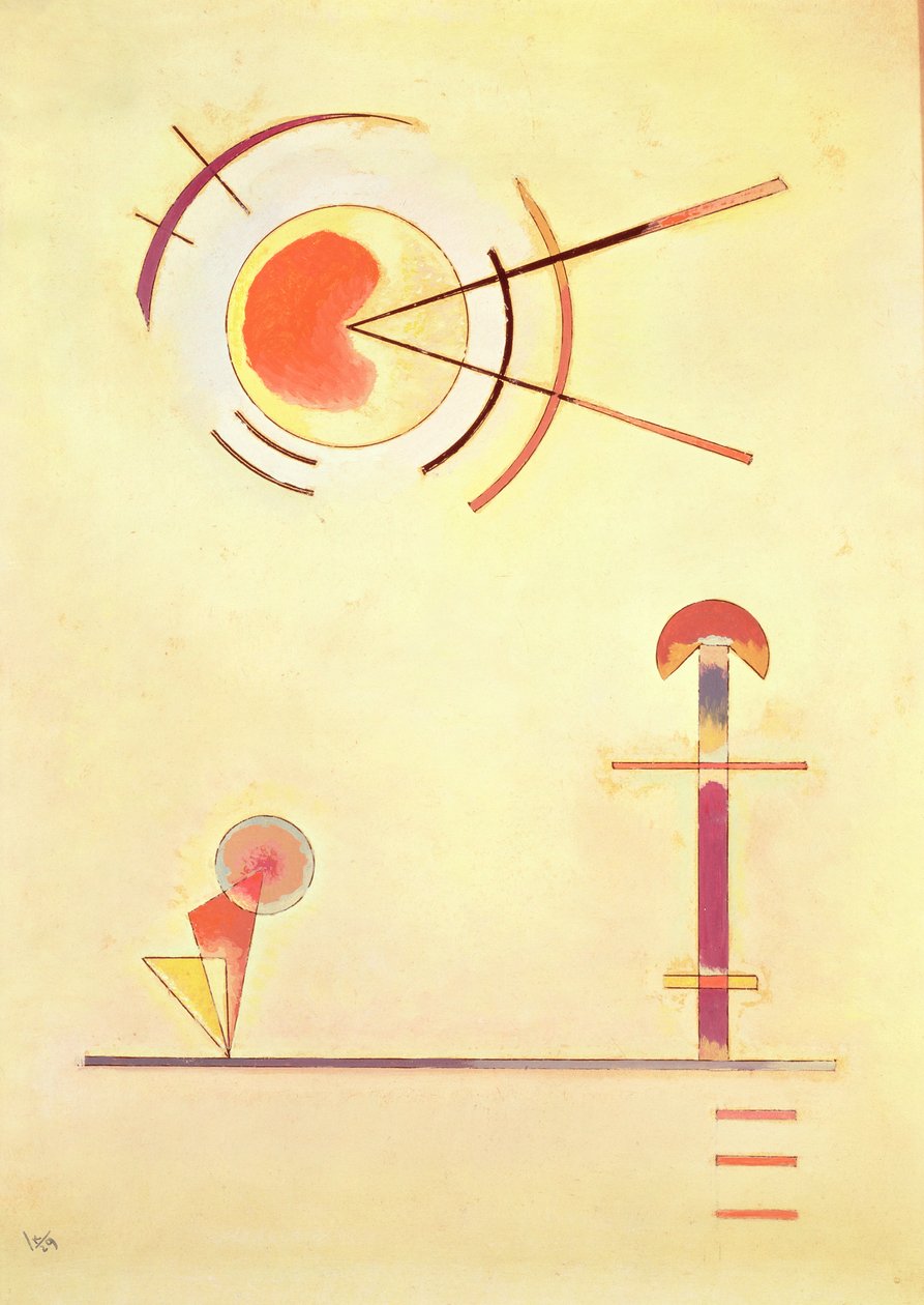Összeállítás, 1929 alkotó: Wassily Kandinsky