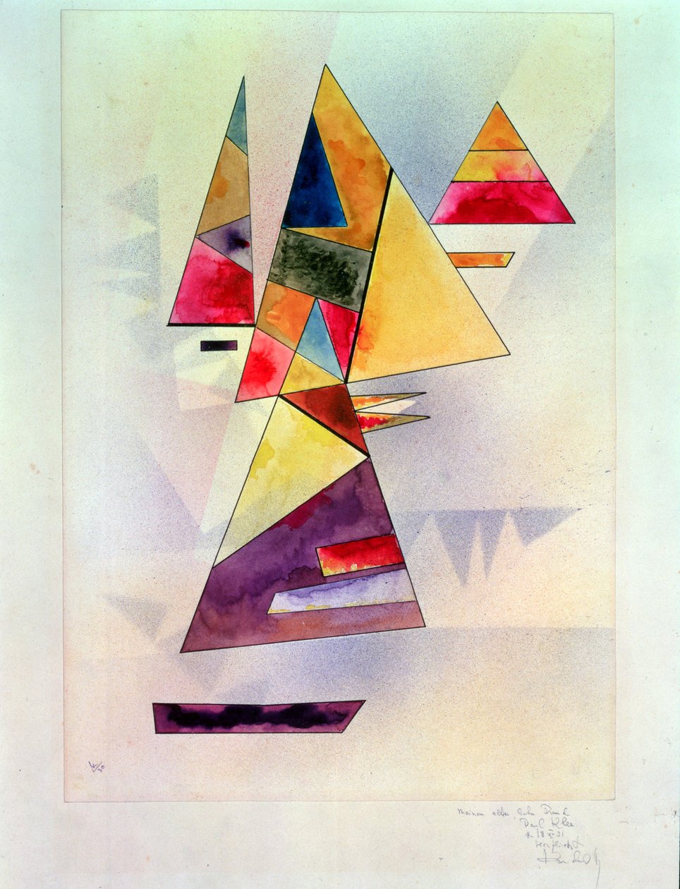 Kompozíció, 1930 (wc és tinta) alkotó: Wassily Kandinsky
