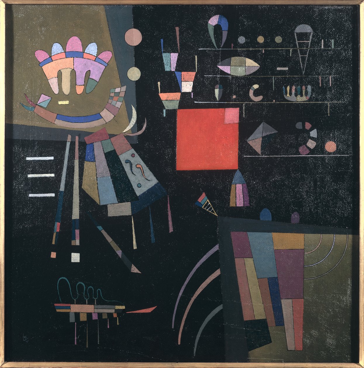 Összeállítás, 1941 alkotó: Wassily Kandinsky