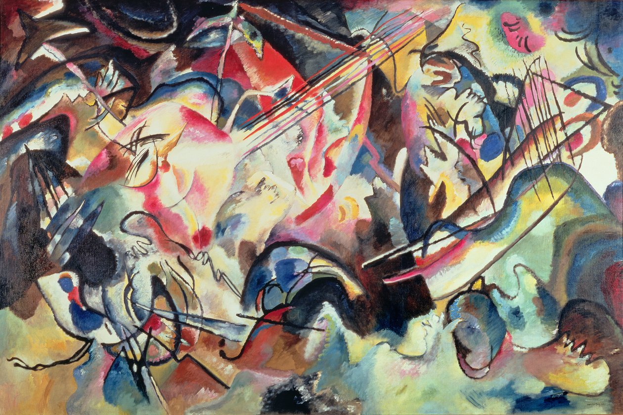 Összeállítás 1913. 6. sz alkotó: Wassily Kandinsky
