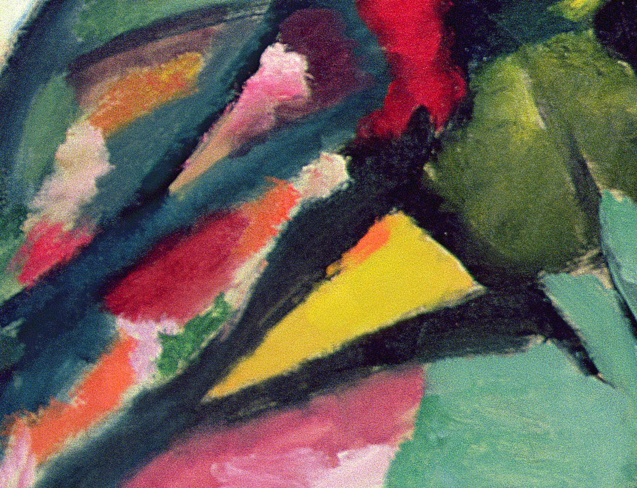 1913. évi 7. sz. összetétel (56607. részlet) alkotó: Wassily Kandinsky