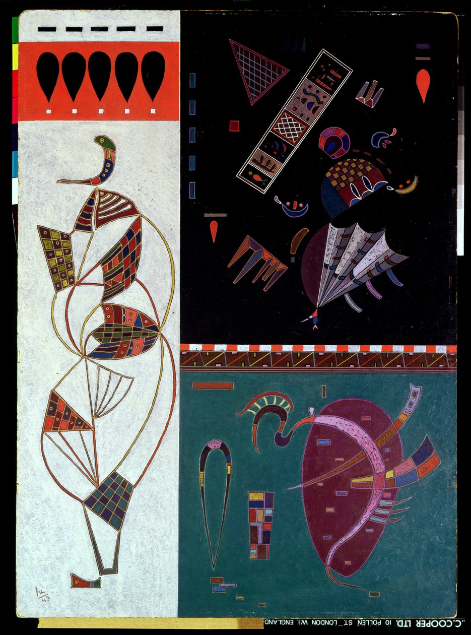 Division Unite, 1943 alkotó: Wassily Kandinsky