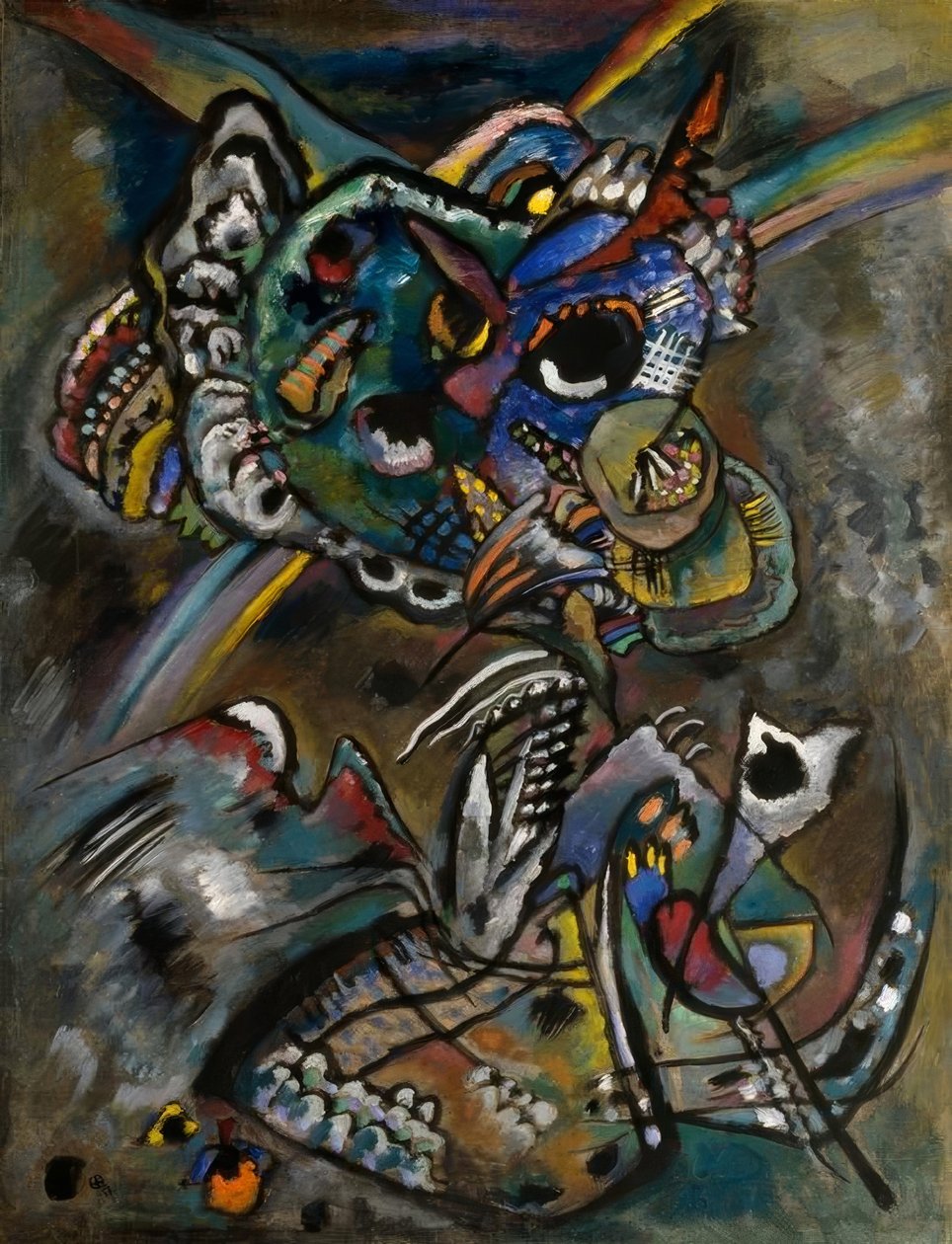 szürkület alkotó: Wassily Kandinsky