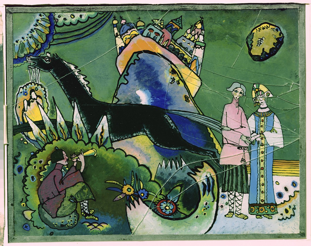 Aranyfelhő, 1918 alkotó: Wassily Kandinsky