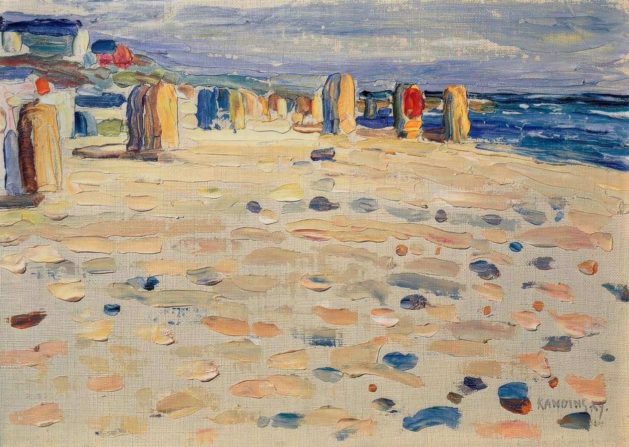 Holland - strandszékek alkotó: Wassily Kandinsky