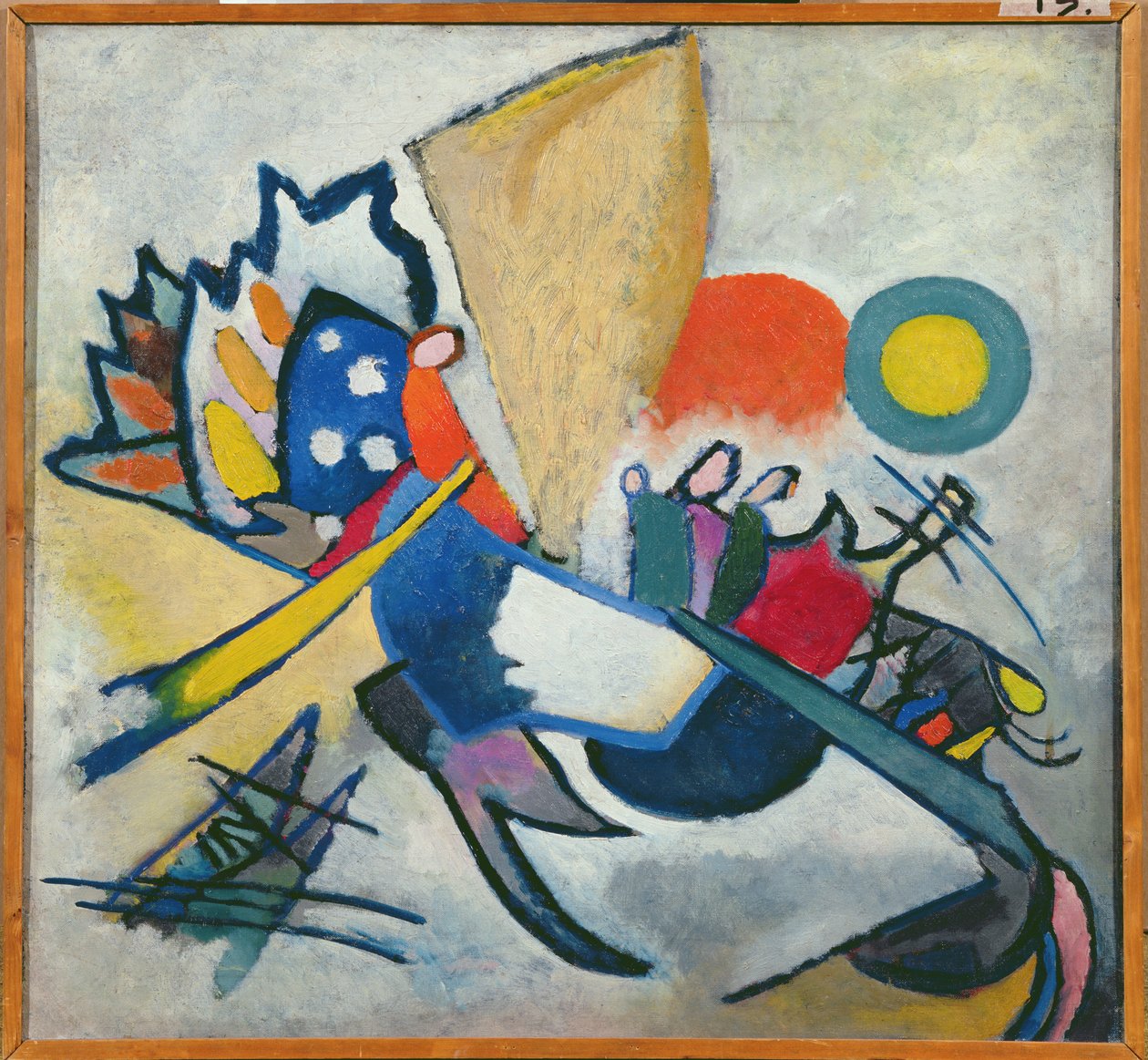 Improvizáció 209, 1917 alkotó: Wassily Kandinsky