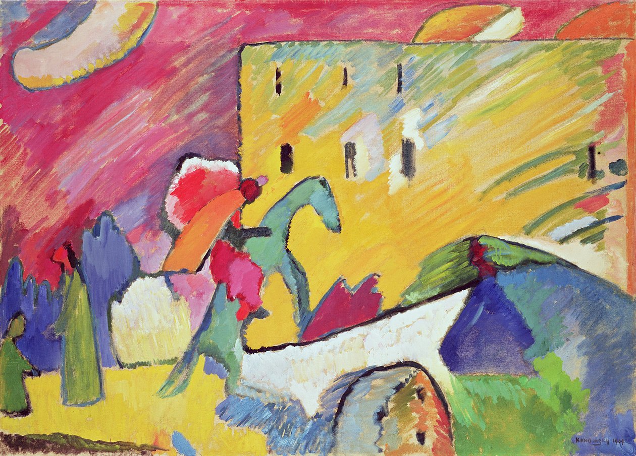 Improvizáció III, 1909 alkotó: Wassily Kandinsky