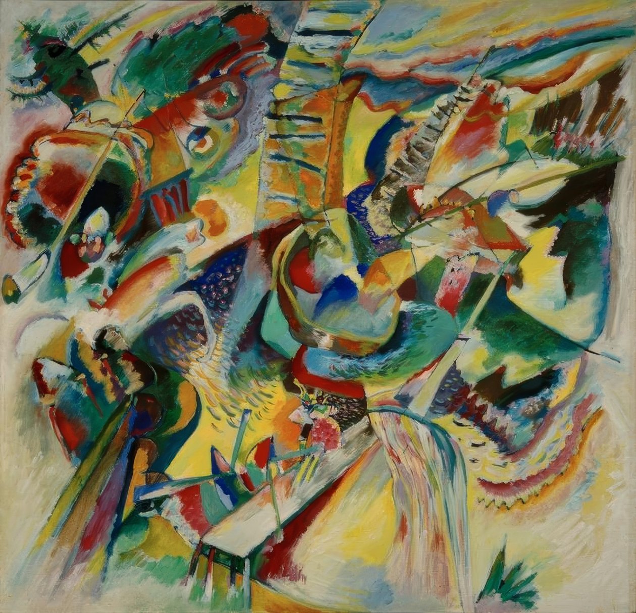 Improvizáció Klamm alkotó: Wassily Kandinsky