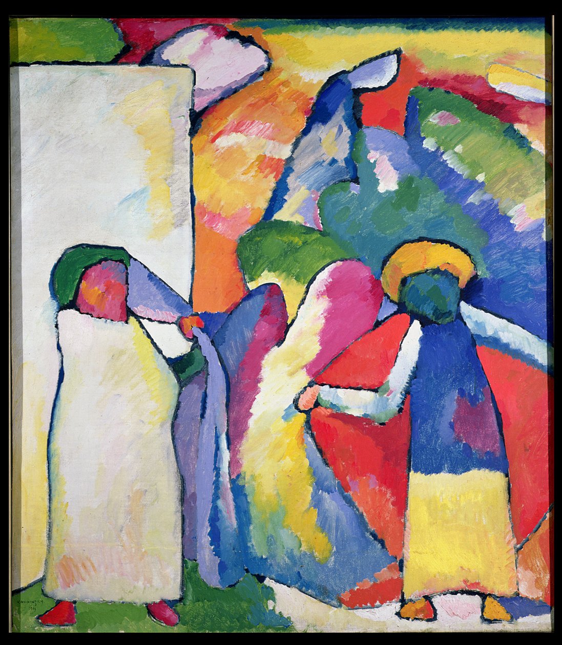 6. improvizáció (afrikaiak) 1909 alkotó: Wassily Kandinsky
