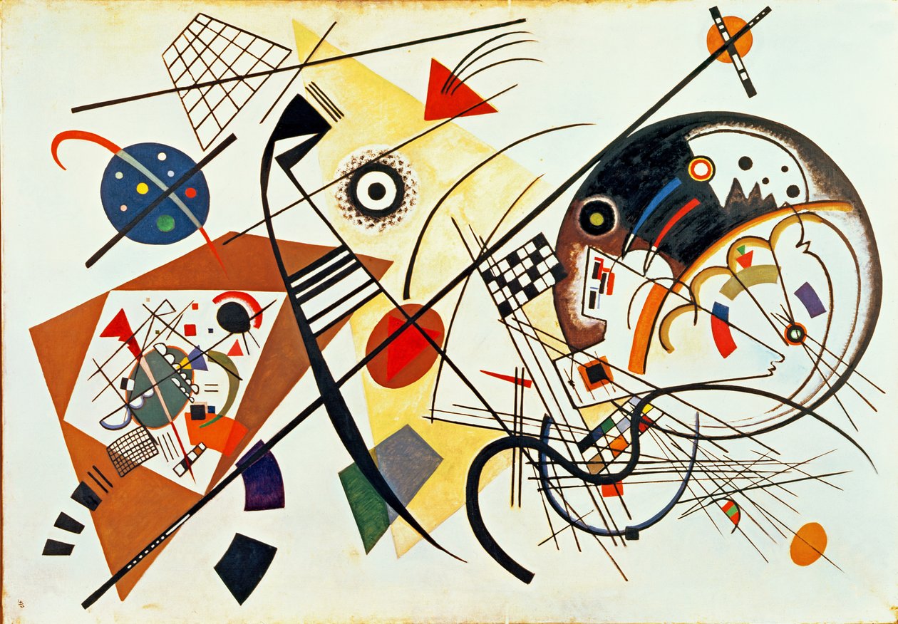 Metsző vonalak, 1923 alkotó: Wassily Kandinsky