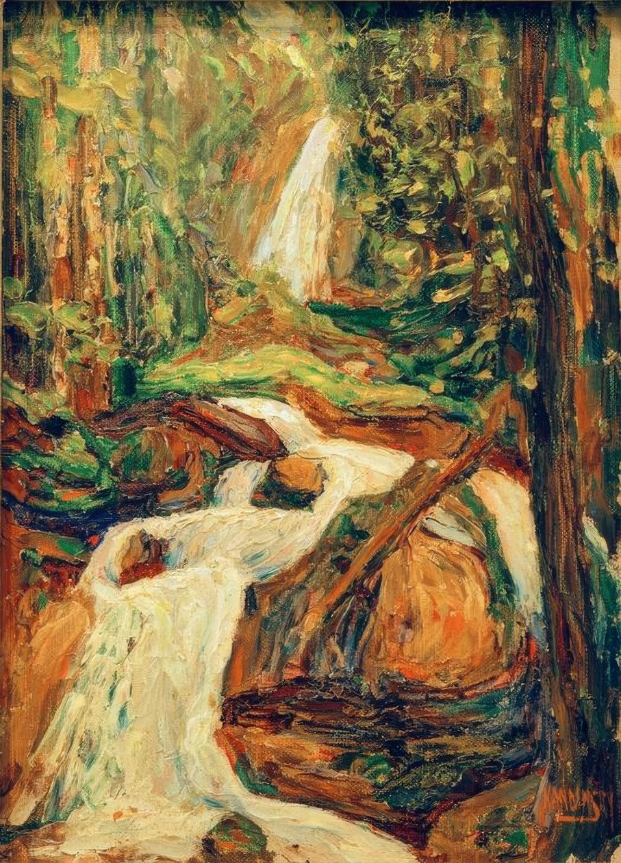 Kochel - Vízesés I alkotó: Wassily Kandinsky