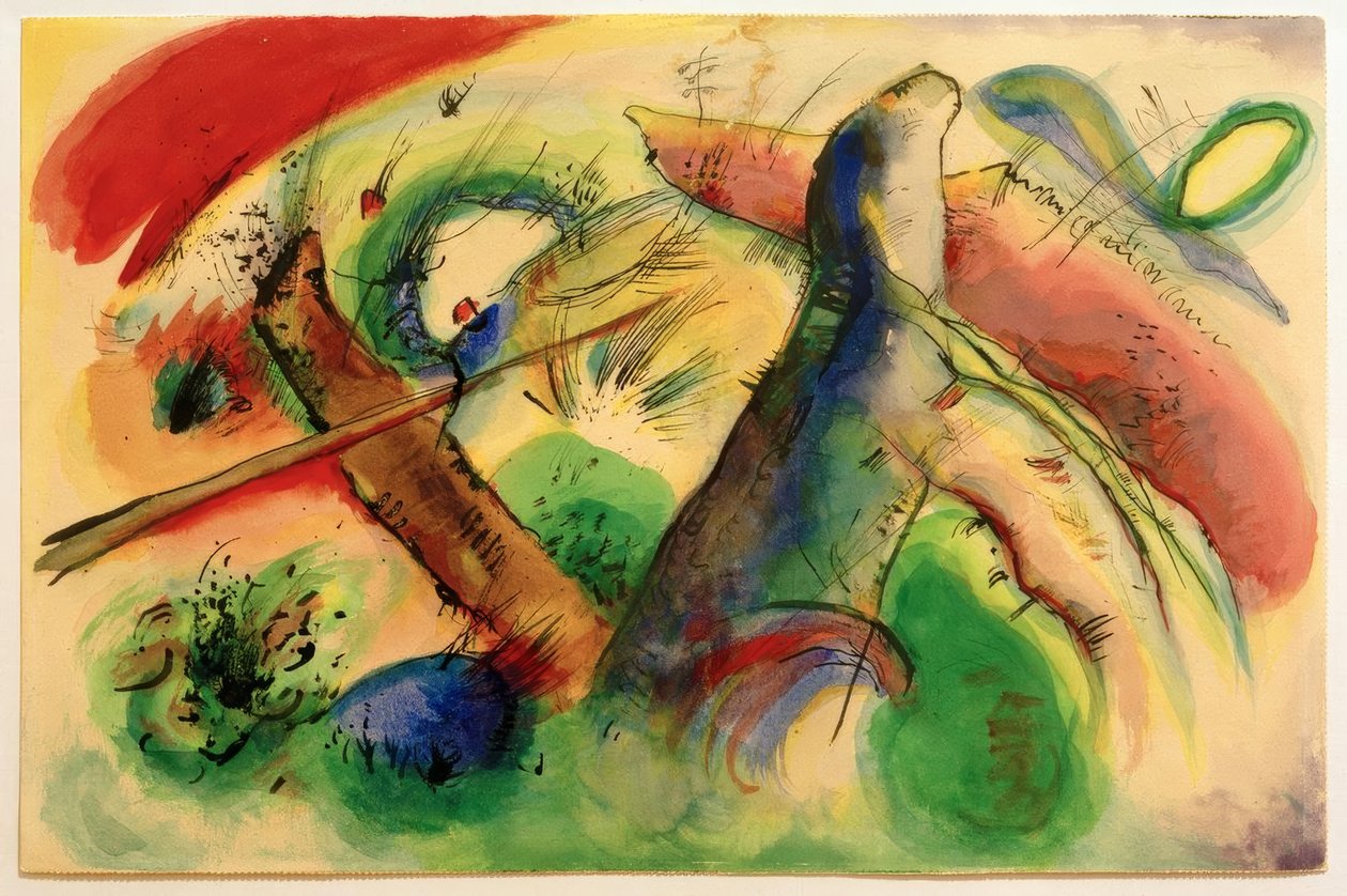 Összetétel E alkotó: Wassily Kandinsky