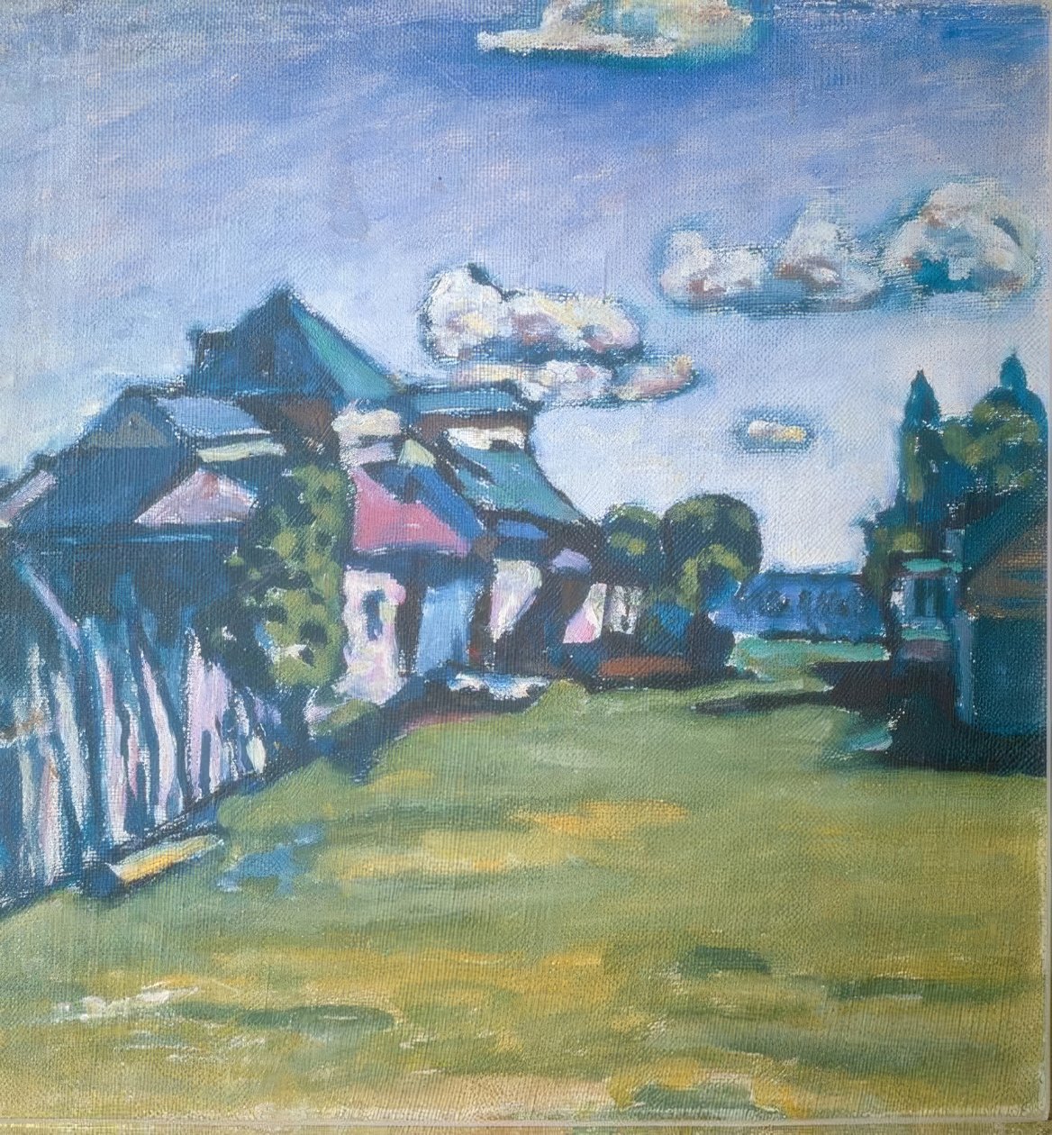 Táj házakkal alkotó: Wassily Kandinsky