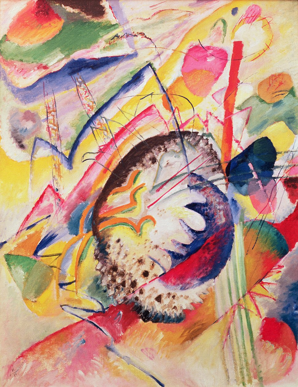 Nagy tanulmány, 1914 alkotó: Wassily Kandinsky