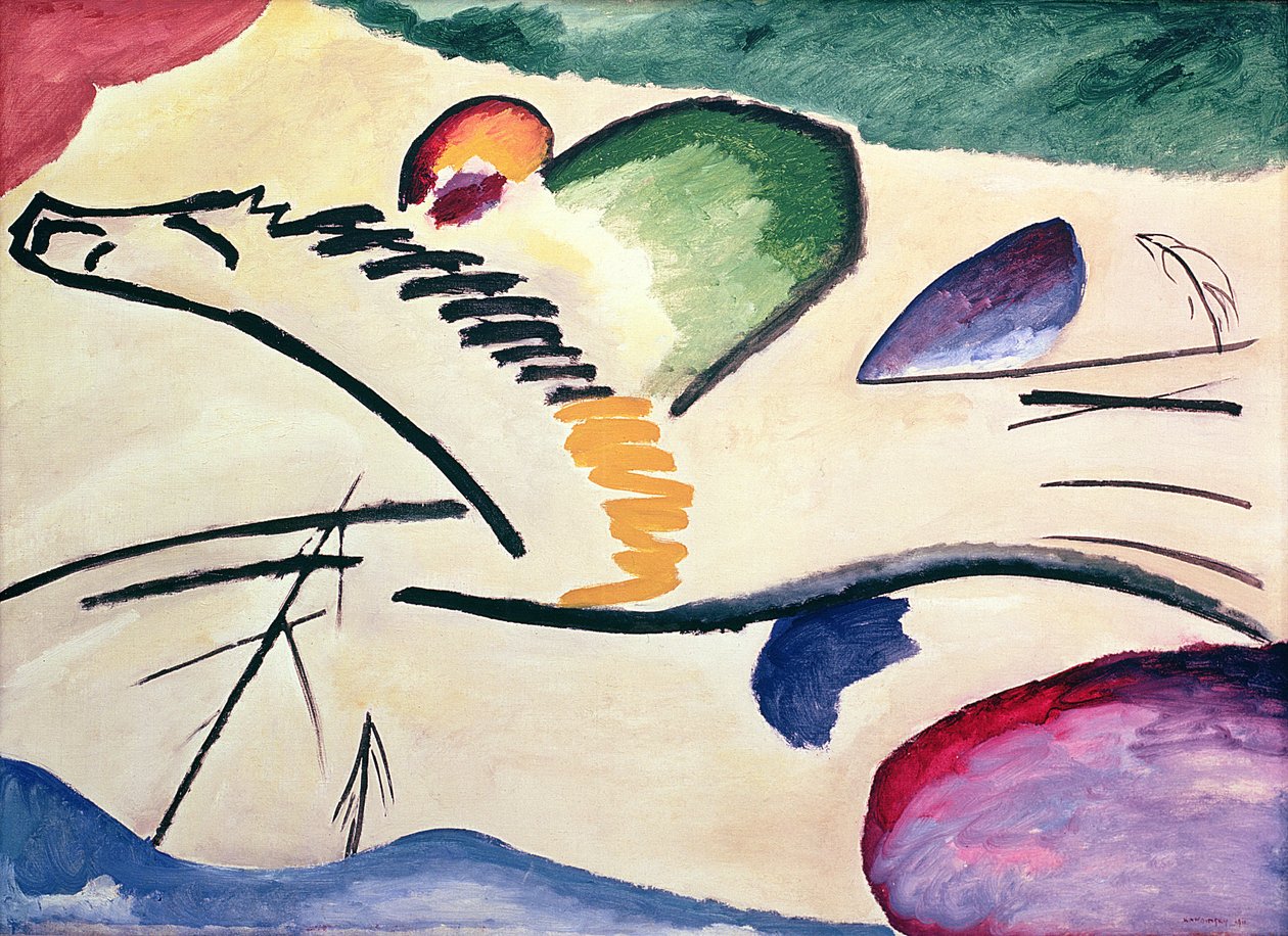 Lírai, 1911 alkotó: Wassily Kandinsky