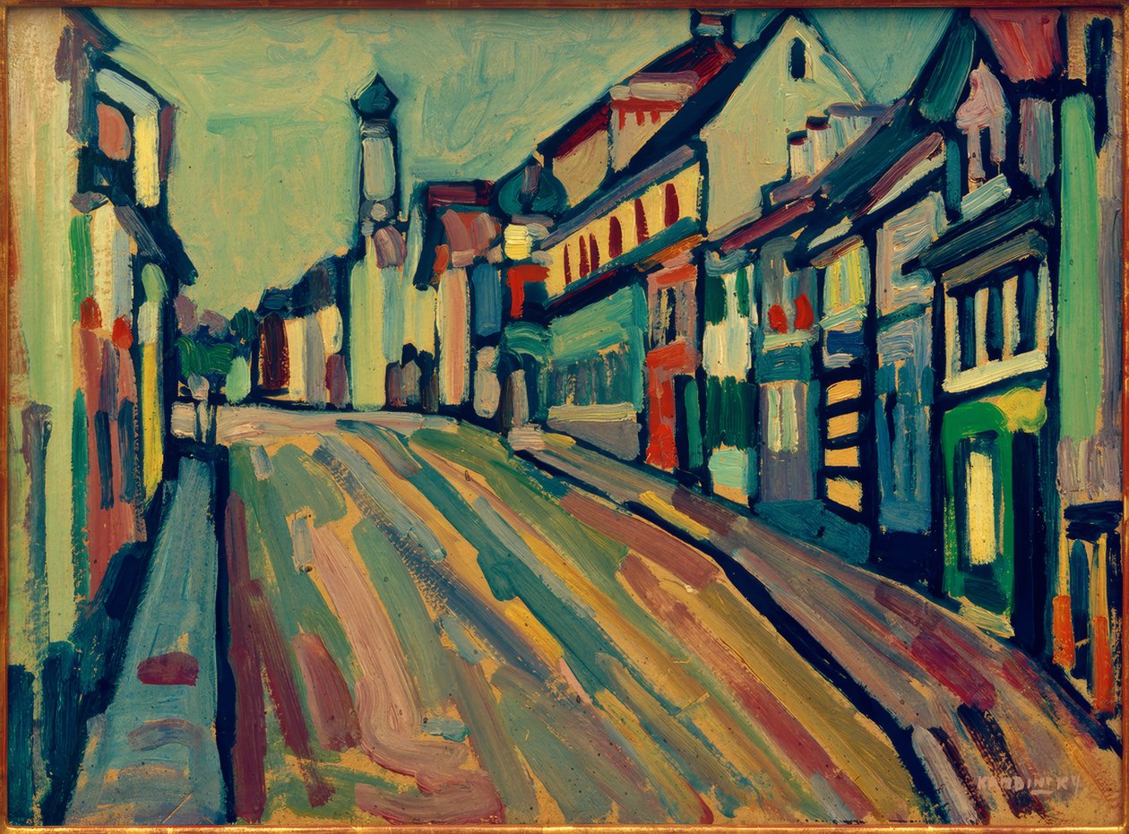 Murnau – Untermarkt alkotó: Wassily Kandinsky