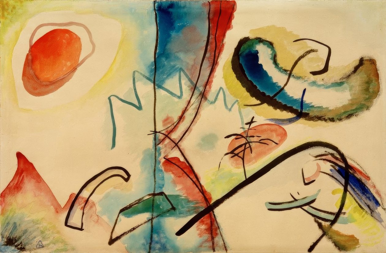 Cím nélkül (improvizáció) alkotó: Wassily Kandinsky
