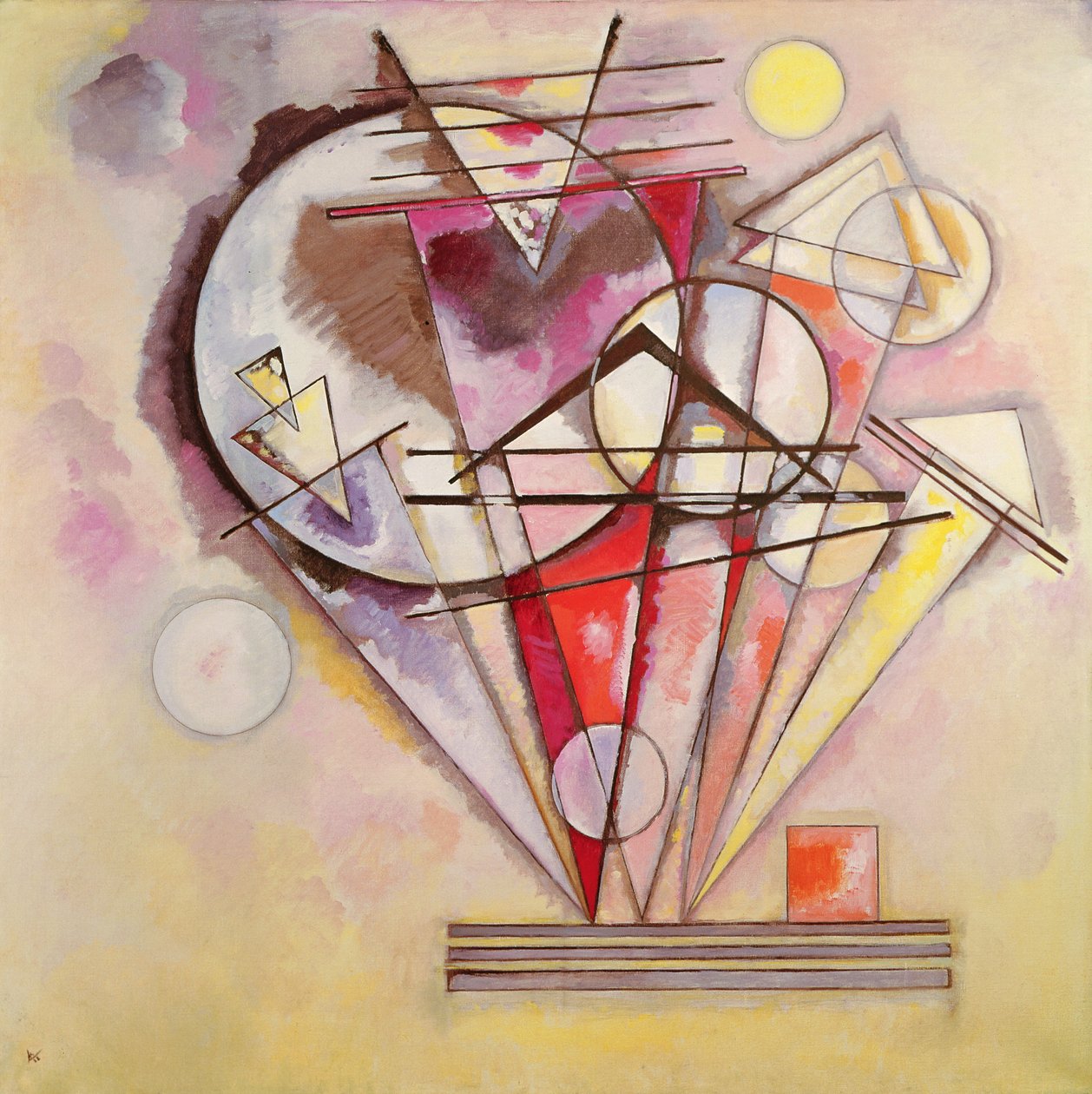 A pontokon, 1928 alkotó: Wassily Kandinsky