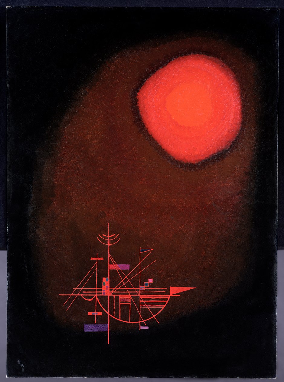 Egy nyárs, 1925 (olaj, karton) alkotó: Wassily Kandinsky