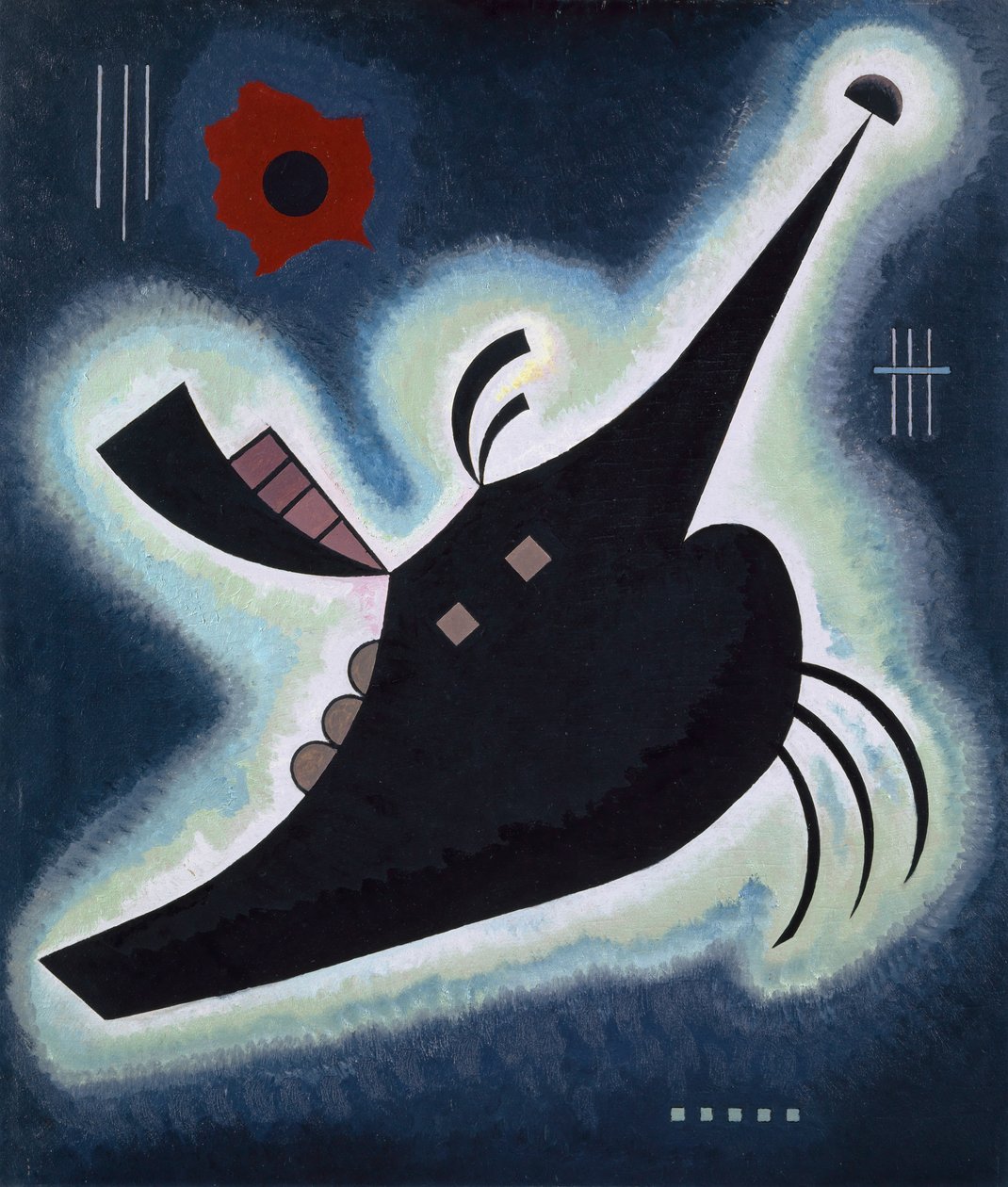 Hegyes fekete, 1931 alkotó: Wassily Kandinsky