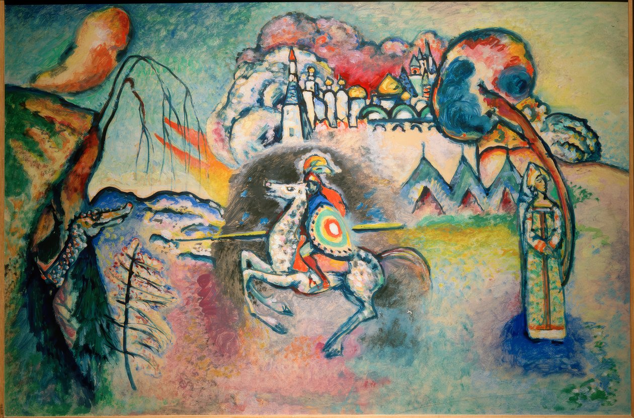Reiter, Szent György alkotó: Wassily Kandinsky