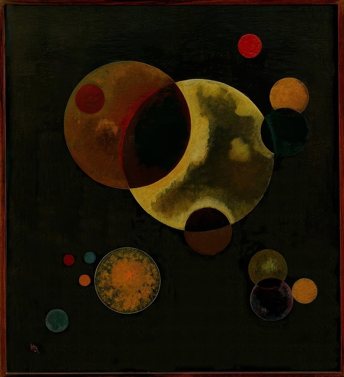 Nehéz körök alkotó: Wassily Kandinsky