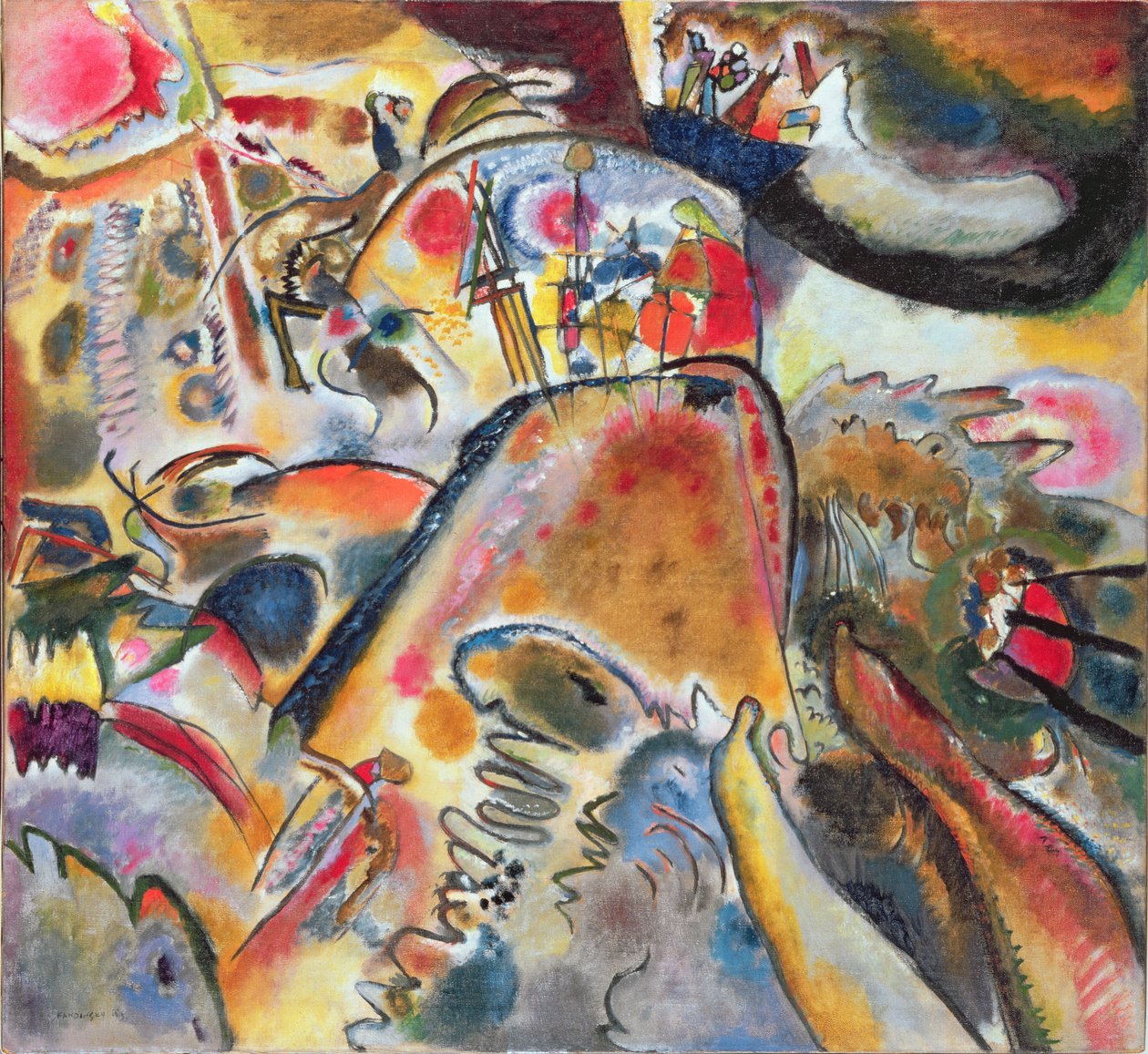 Kis örömök, 1913 alkotó: Wassily Kandinsky