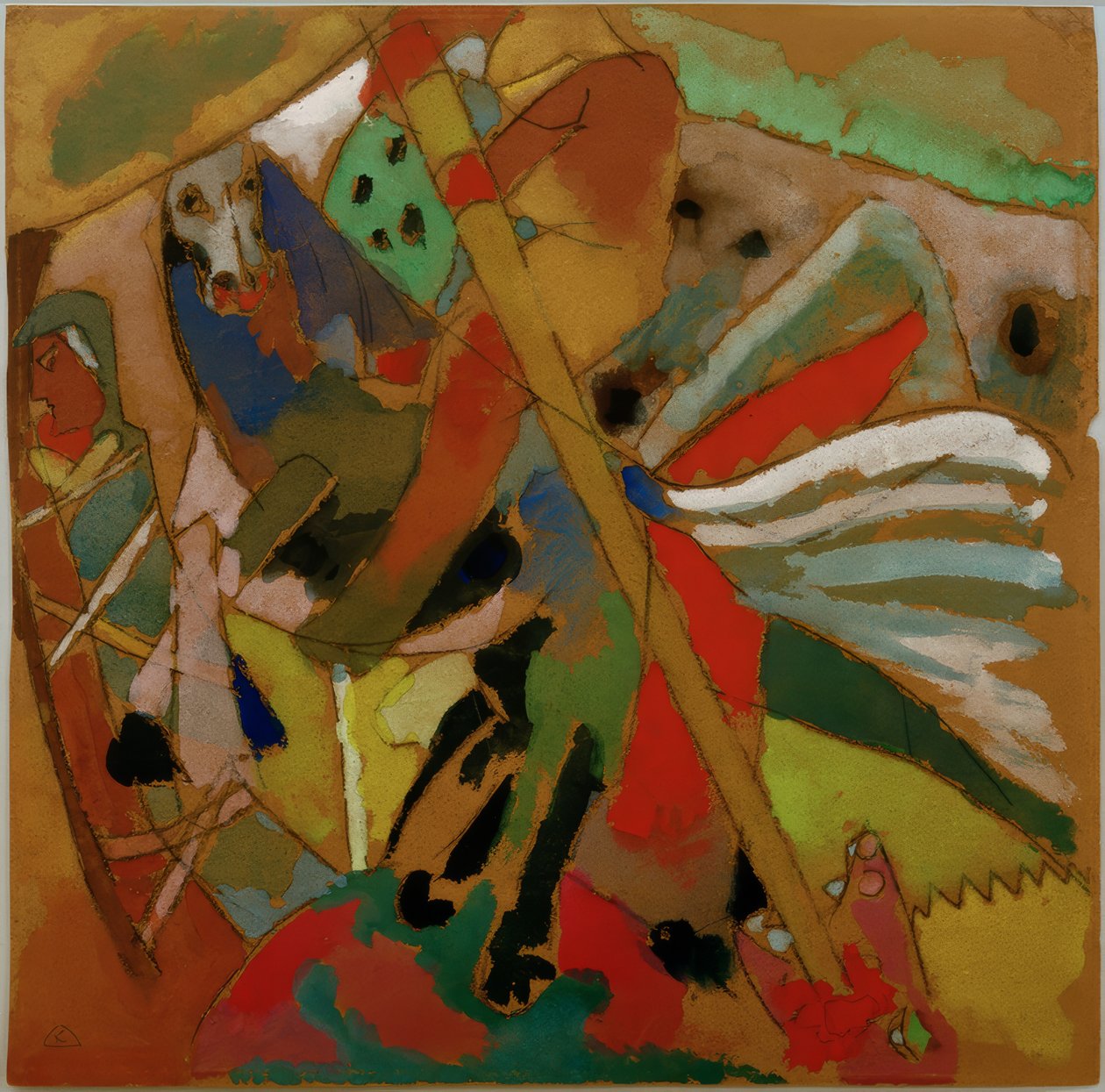 Utca. György II alkotó: Wassily Kandinsky