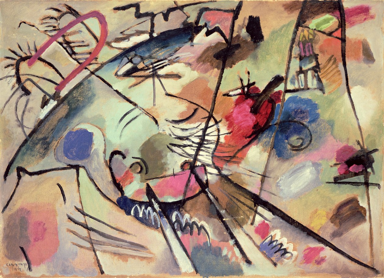 Tanulmány az improvizációhoz 24, 1912 alkotó: Wassily Kandinsky