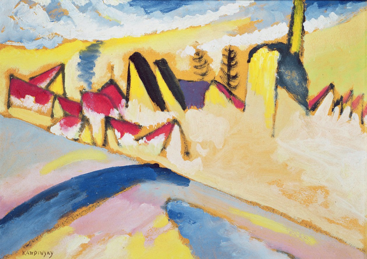Study in Winter 2. szám, 1910 körül alkotó: Wassily Kandinsky