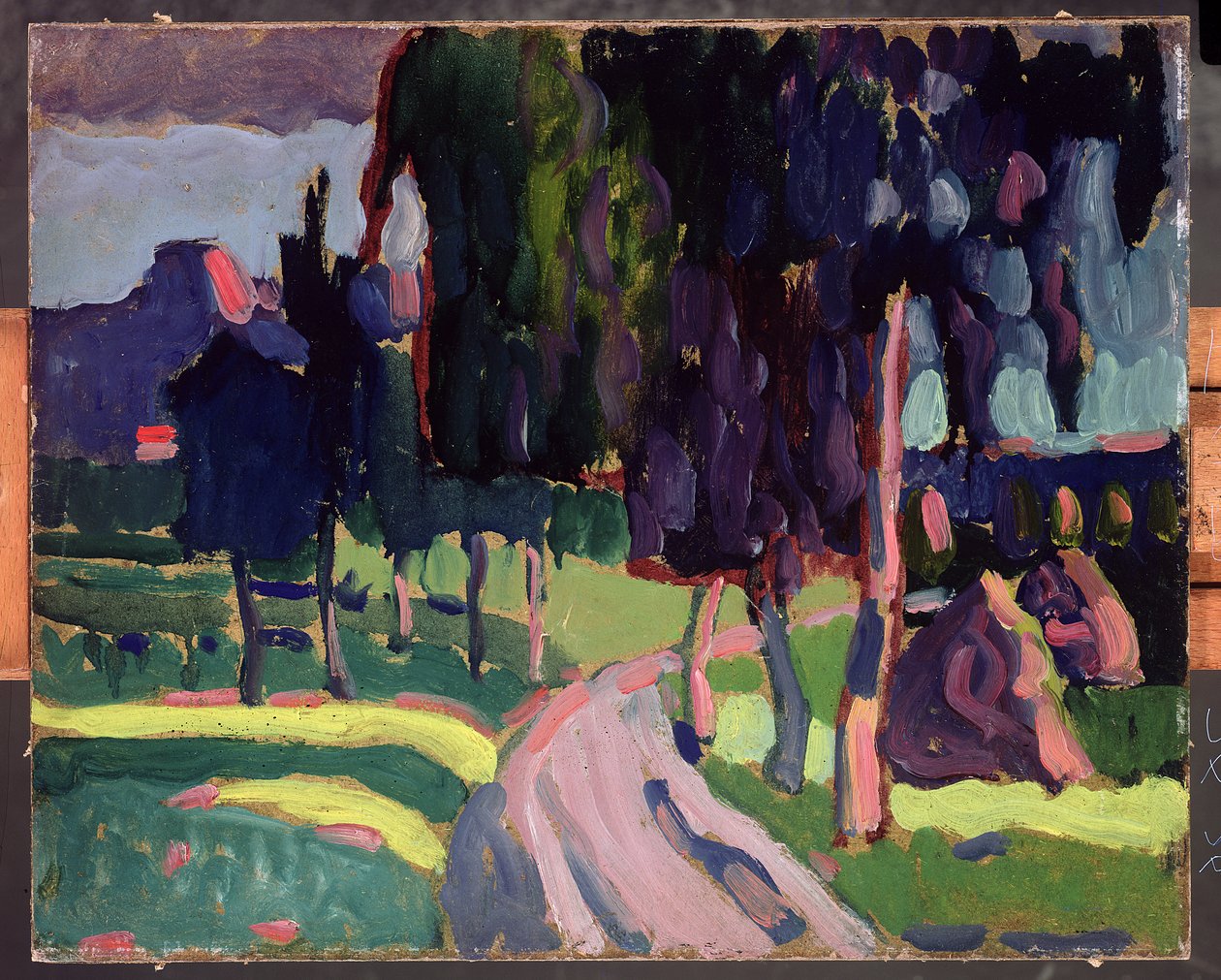 Nyár Murnauban, 1908 alkotó: Wassily Kandinsky