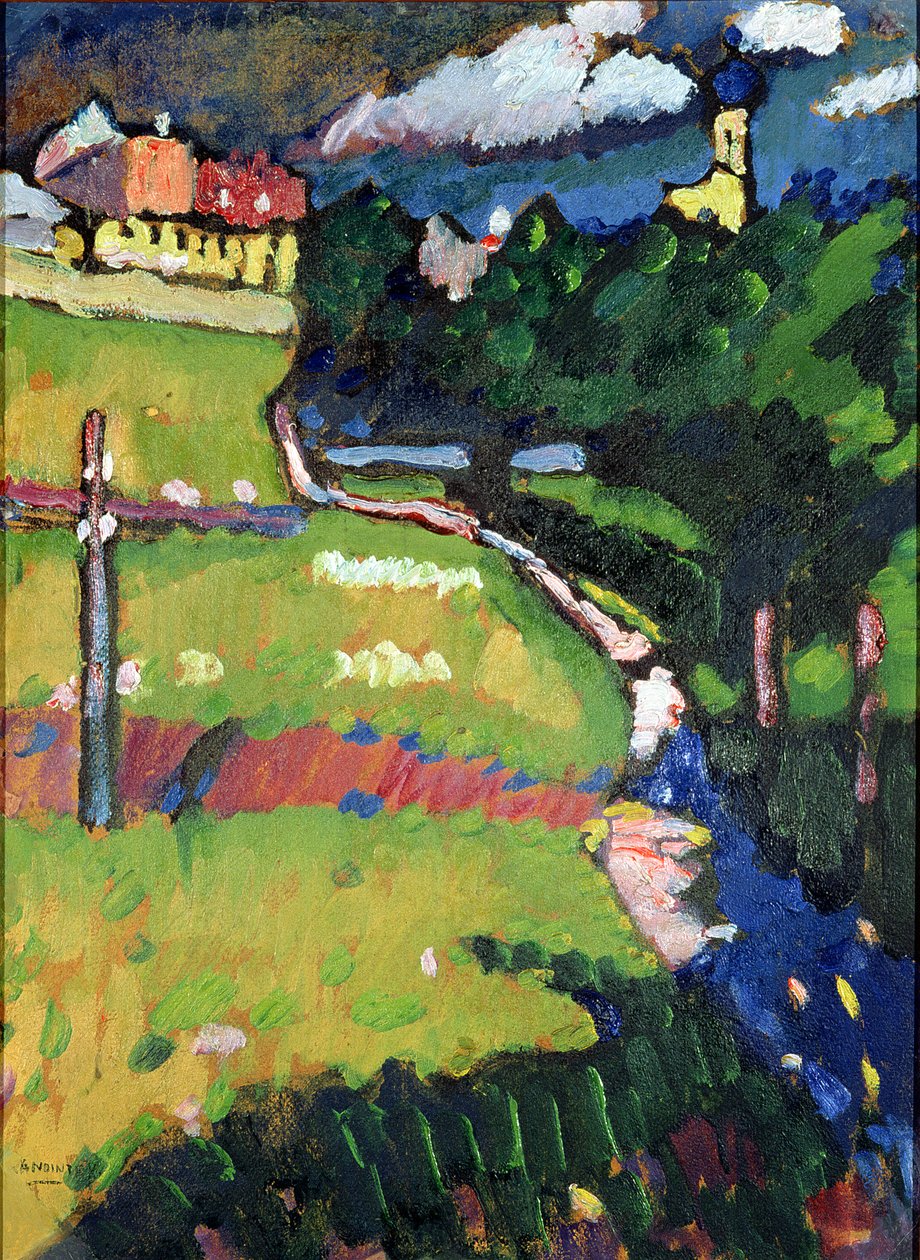 A murnaui templom, 1908-09 alkotó: Wassily Kandinsky