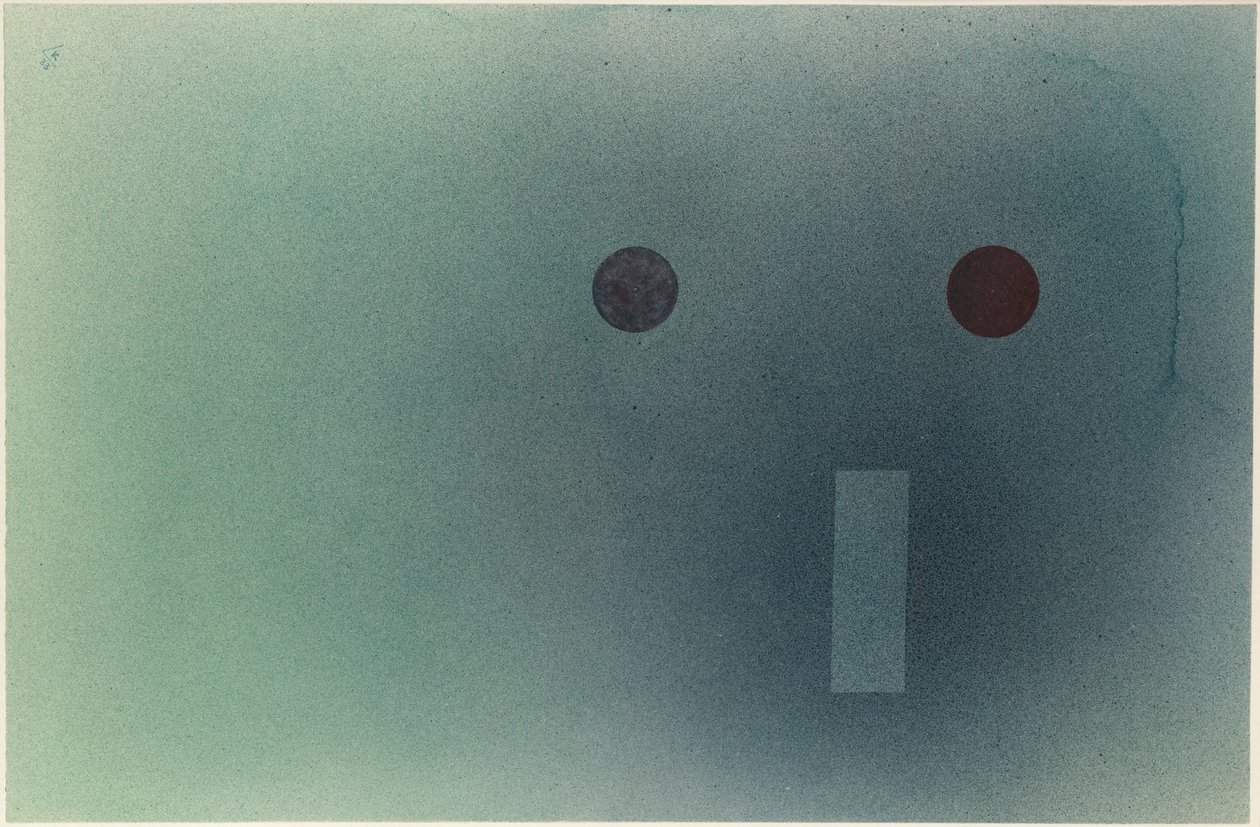Kettő az egyben, 1933 (wc papíron, kártyán) alkotó: Wassily Kandinsky