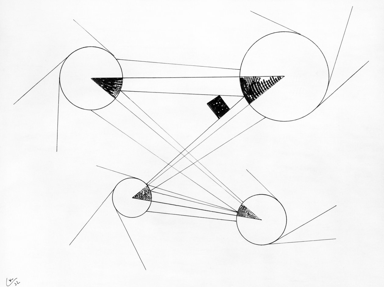 Cím nélkül, 1932 (toll és indiai tinta) alkotó: Wassily Kandinsky