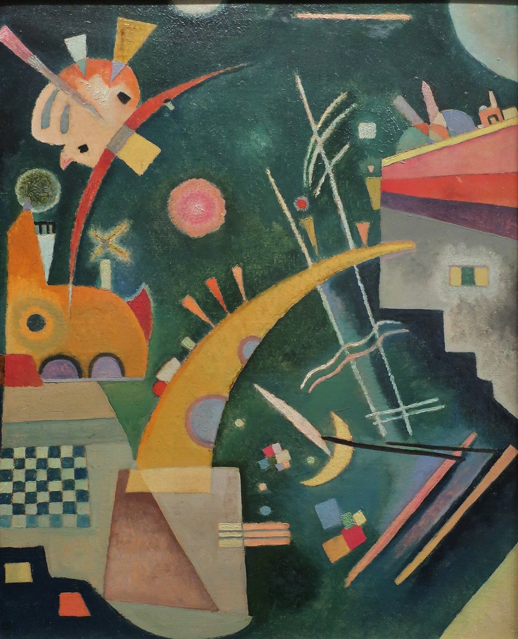 1924 Kandinsky Hornform alkotó: Wassily Kandinsky