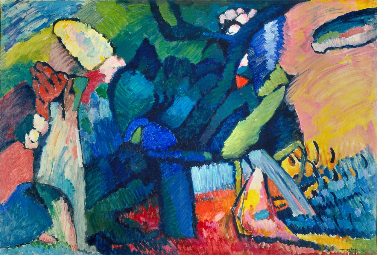 V.V. Kandinszkij. 4. számú improvizáció (2024) alkotó: Wassily Kandinsky