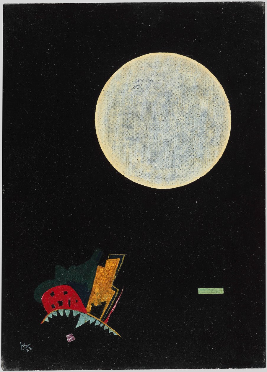 Egy kör A, 1928. alkotó: Wassily Kandinsky